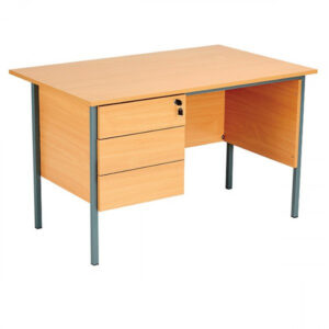 DS5525 | Serrion 1200Mm 4 Leg Desk 3D Ped Ellmau Beech