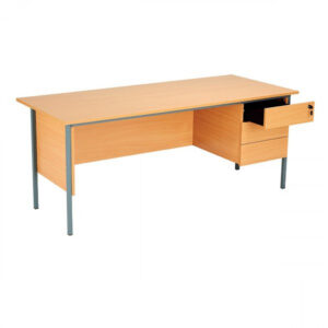 DS5529 | Serrion 4 Leg Desk 1800 3D Ped B Ellmau Beech