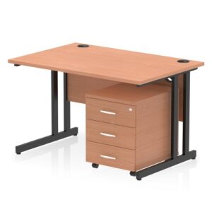 DS6066 | Impulse 1200 x 800mm Straight Off Desk