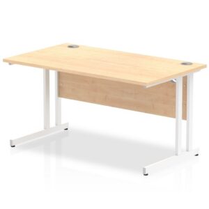 DS6216 | Impulse 1400 x 800mm Straight Desk Maple