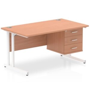 DS6232 | Impulse 1400 x 800mm Straight Off Desk