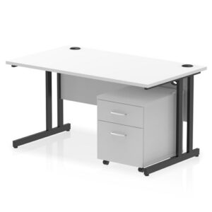 DS6307 | Impulse 1400 x 800mm Straight Off Desk