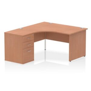 DS6332 | Impulse 1400mm Left Crescent Office Desk