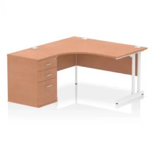DS6336 | Impulse 1400mm Left Crescent Office Desk