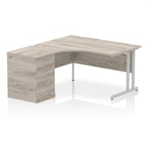 DS6343 | Impulse 1400mm Left Crescent Office Desk