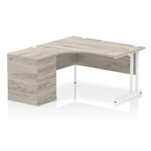 DS6345 | Impulse 1400mm Left Crescent Office Desk