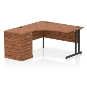 DS6366 | Impulse 1400mm Left Crescent Office Desk