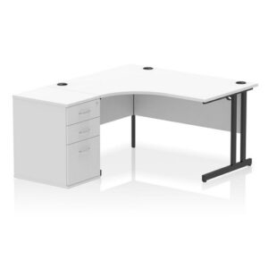 DS6375 | Impulse 1400mm Left Crescent Office Desk