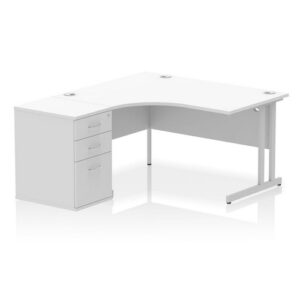DS6379 | Impulse 1400mm Left Crescent Office Desk