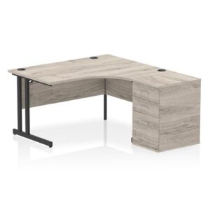DS6392 | Impulse 1400mm Right Crescent Off Desk