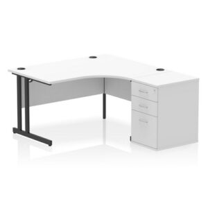 DS6428 | Impulse 1400mm Right Crescent Off Desk