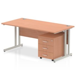 DS6487 | Impulse 1600 x 800mm Straight Off Desk