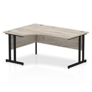 DS6588 | Impulse 1600mm Left Crescent Desk Grey O