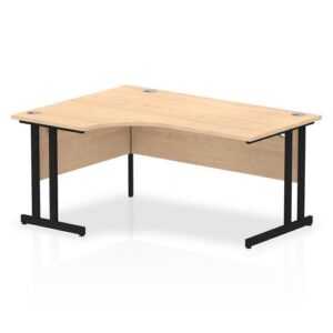 DS6589 | Impulse 1600mm Left Crescent Desk Maple