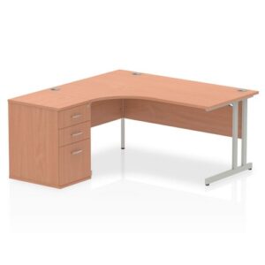 DS6597 | Impulse 1600mm Left Crescent Office Desk