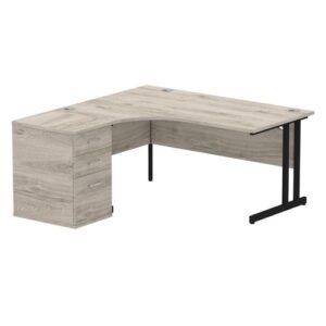 DS6601 | Impulse 1600mm Left Crescent Office Desk