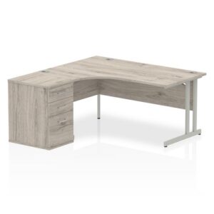 DS6605 | Impulse 1600mm Left Crescent Office Desk