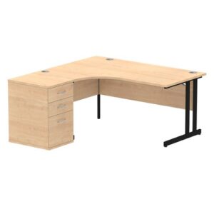 DS6609 | Impulse 1600mm Left Crescent Office Desk