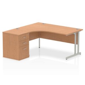 DS6620 | Impulse 1600mm Left Crescent Office Desk