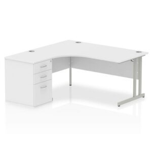 DS6636 | Impulse 1600mm Left Crescent Office Desk