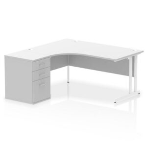 DS6638 | Impulse 1600mm Left Crescent Office Desk