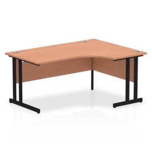 DS6639 | Impulse 1600mm Right Crescent Desk Beech