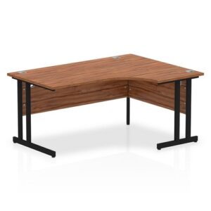 DS6643 | Impulse 1600mm Right Crescent Desk Walnu