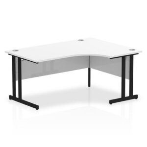 DS6644 | Impulse 1600mm Right Crescent Desk White
