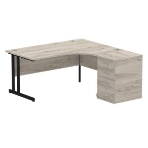 DS6653 | Impulse 1600mm Right Crescent Off Desk