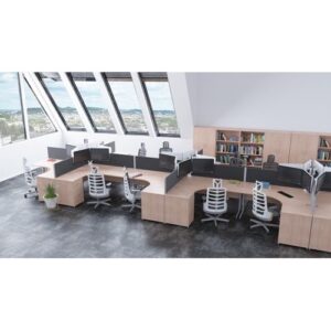 DS6664 | Impulse 1600mm Right Crescent Off Desk