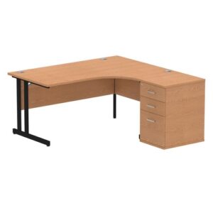 DS6669 | Impulse 1600mm Right Crescent Off Desk