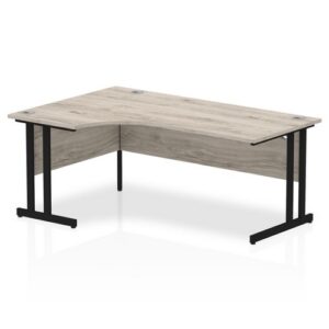 DS6844 | Impulse 1800mm Left Crescent Desk Grey O