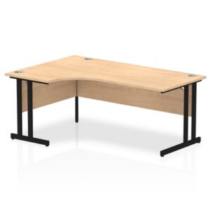 DS6845 | Impulse 1800mm Left Crescent Desk Maple