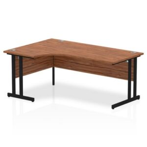 DS6847 | Impulse 1800mm Left Crescent Desk Walnut