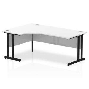 DS6848 | Impulse 1800mm Left Crescent Desk White