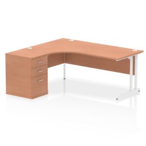 DS6855 | Impulse 1800mm Left Crescent Office Desk