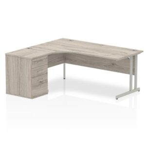 DS6861 | Impulse 1800mm Left Crescent Office Desk