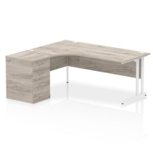 DS6863 | Impulse 1800mm Left Crescent Office Desk