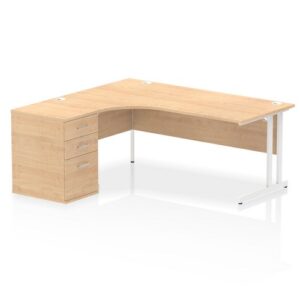 DS6871 | Impulse 1800mm Left Crescent Office Desk
