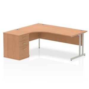 DS6877 | Impulse 1800mm Left Crescent Office Desk