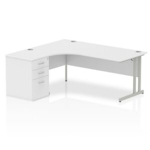 DS6893 | Impulse 1800mm Left Crescent Office Desk