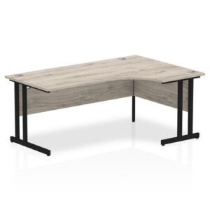DS6897 | Impulse 1800mm Right Crescent Desk Grey