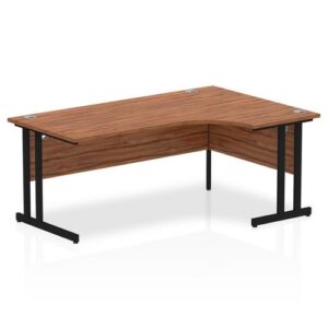 DS6900 | Impulse 1800mm Right Crescent Desk Walnu