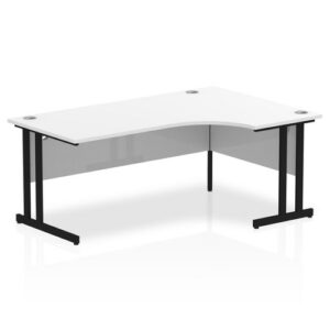 DS6901 | Impulse 1800mm Right Crescent Desk White