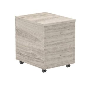 DS6956 | Impulse 3 Drawer Mobile Pedestal Grey Oa