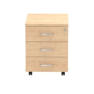 DS6957 | Impulse 3 Drawer Mobile Pedestal Maple