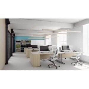 DS6963 | Impulse 600mm Deep Desk High Cupboard Ma