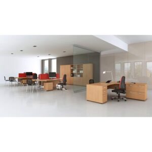 DS7002 | Impulse 800mm Deep Desk High Pedestal Be