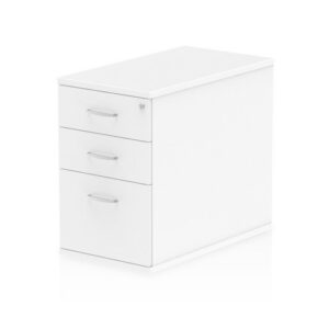 DS7007 | Impulse 800mm Deep Desk High Pedestal Wh