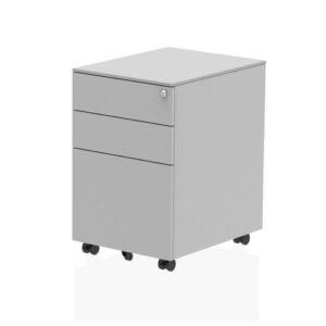 DS7011 | Steel Mobile Pedestal Silver